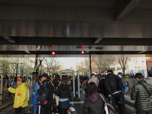 東京マラソン 手荷物検査